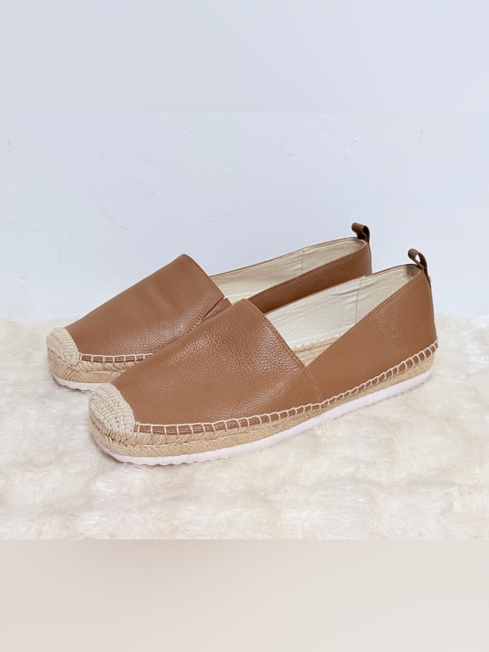 MK michael kors Classic Brown Women’s Espadrille Slip-Ons size 9.5